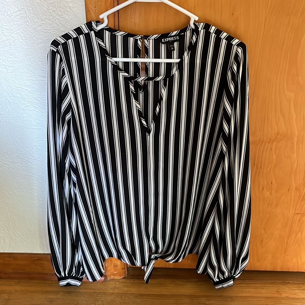 Express striped blouse